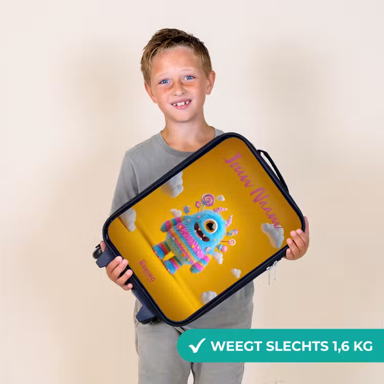 Kinderkoffers met naam - Snoep - Monster - Regenboog — 3