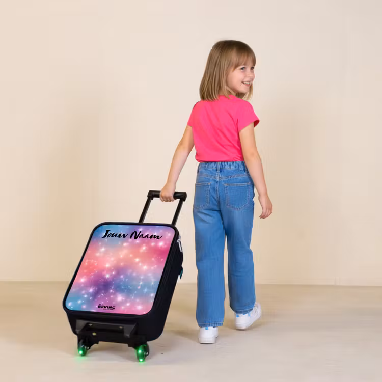 Kinderkoffers met naam - Sterren - Abstract - Kleuren — 2