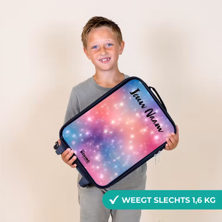 Kinderkoffers met naam - Sterren - Abstract - Kleuren — 3