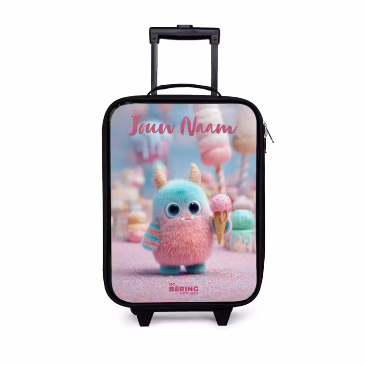 Kinderkoffers met naam - Zoet Monstersnoep Avontuur — 1