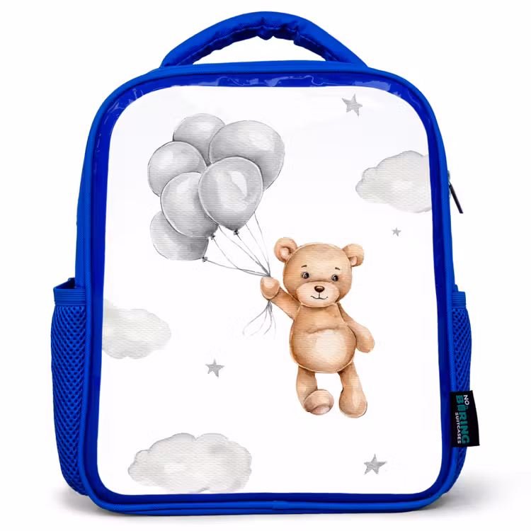 Kinderrugzak - Blauw - Beer - Ballon - Sterren - Kinderen — 1