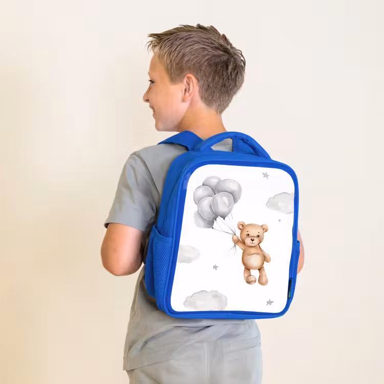 Kinderrugzak - Blauw - Beer - Ballon - Sterren - Kinderen — 3