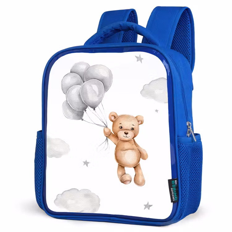 Kinderrugzak - Blauw - Beer - Ballon - Sterren - Kinderen — 7
