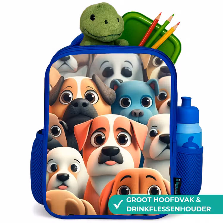Kinderrugzak - Blauw - Hondsdolheid — 6