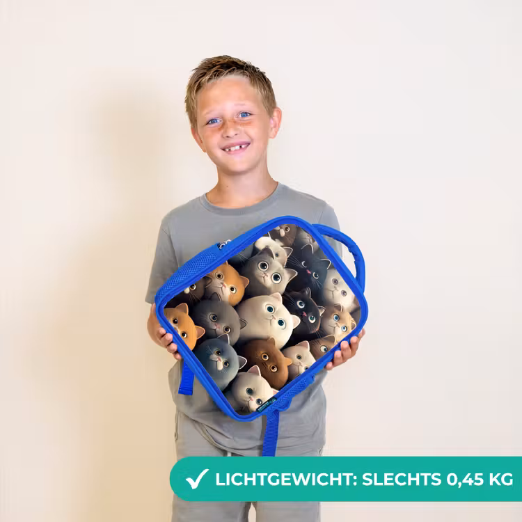 Kinderrugzak - Blauw - Kattigheid — 2