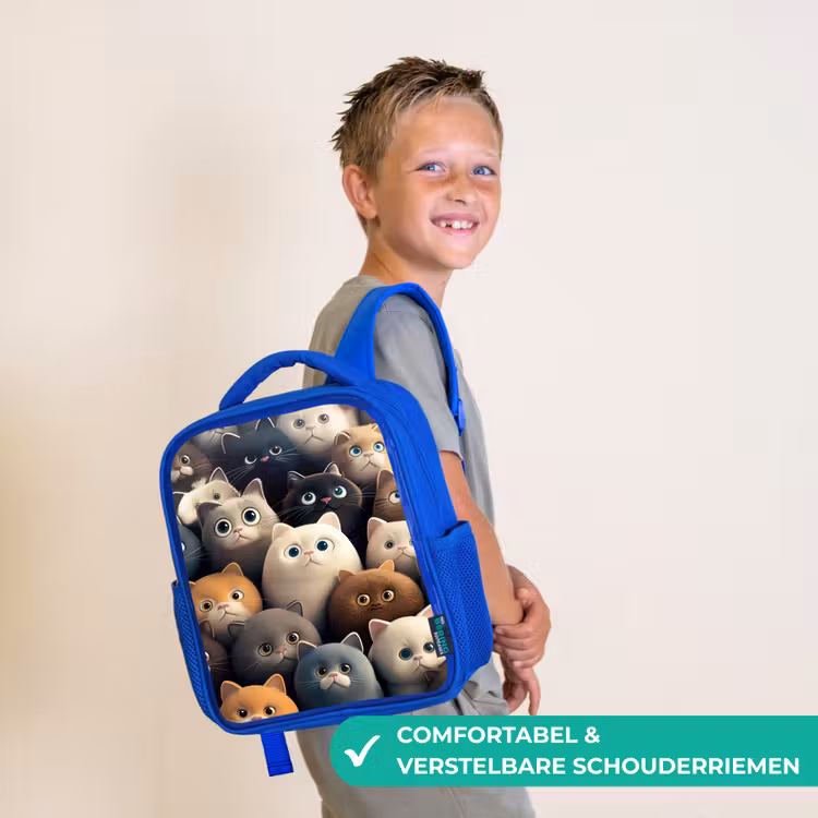 Kinderrugzak - Blauw - Kattigheid — 4