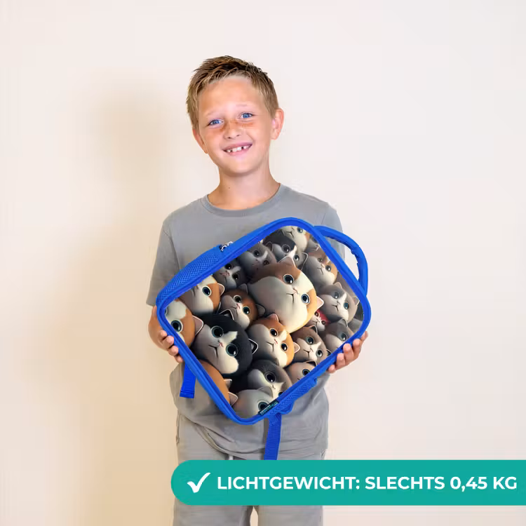 Kinderrugzak - Blauw - Lapjes Katjes — 2