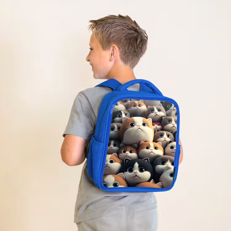 Kinderrugzak - Blauw - Lapjes Katjes — 3