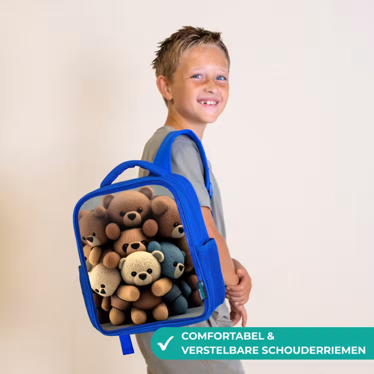 Kinderrugzak - Blauw - Knuffelberen — 4