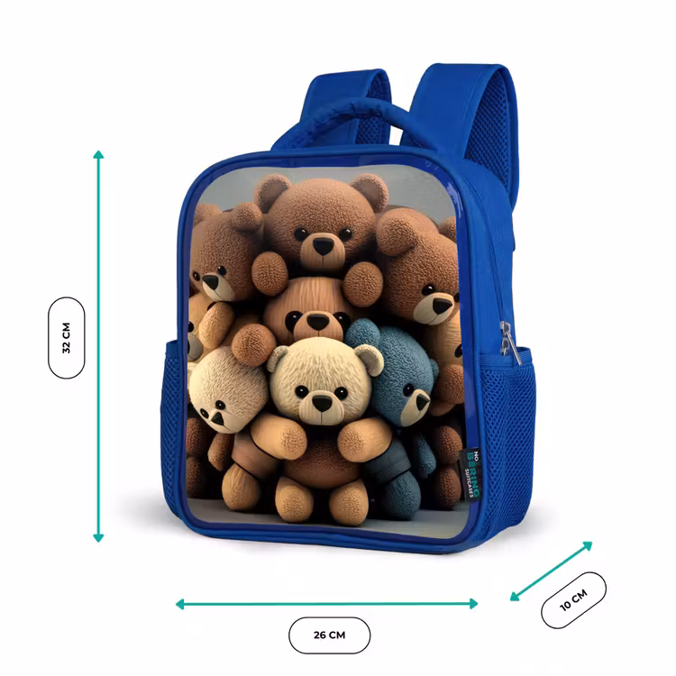 Kinderrugzak - Blauw - Knuffelberen — 5
