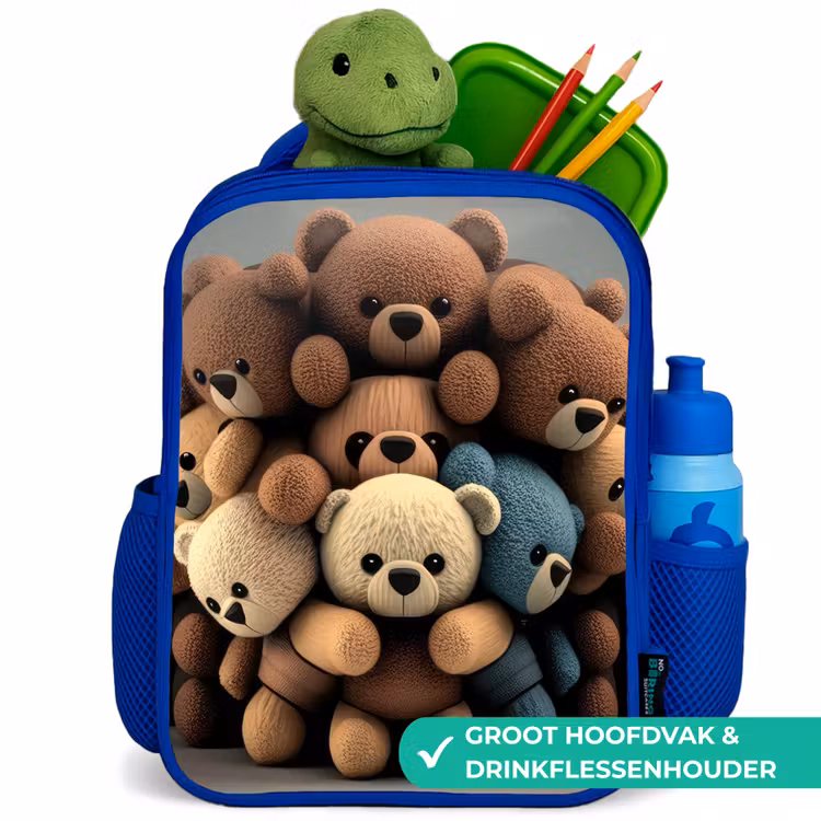 Kinderrugzak - Blauw - Knuffelberen — 6