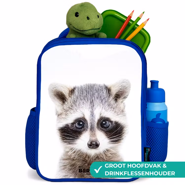 Kinderrugzak - Blauw - Rachid Racoon — 6