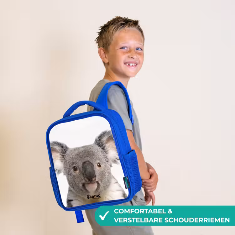 Kinderrugzak - Blauw - Schattige Koala Beer — 4