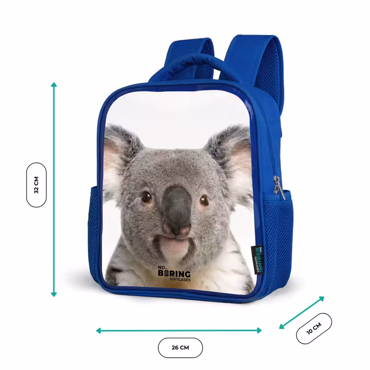 Kinderrugzak - Blauw - Schattige Koala Beer — 5