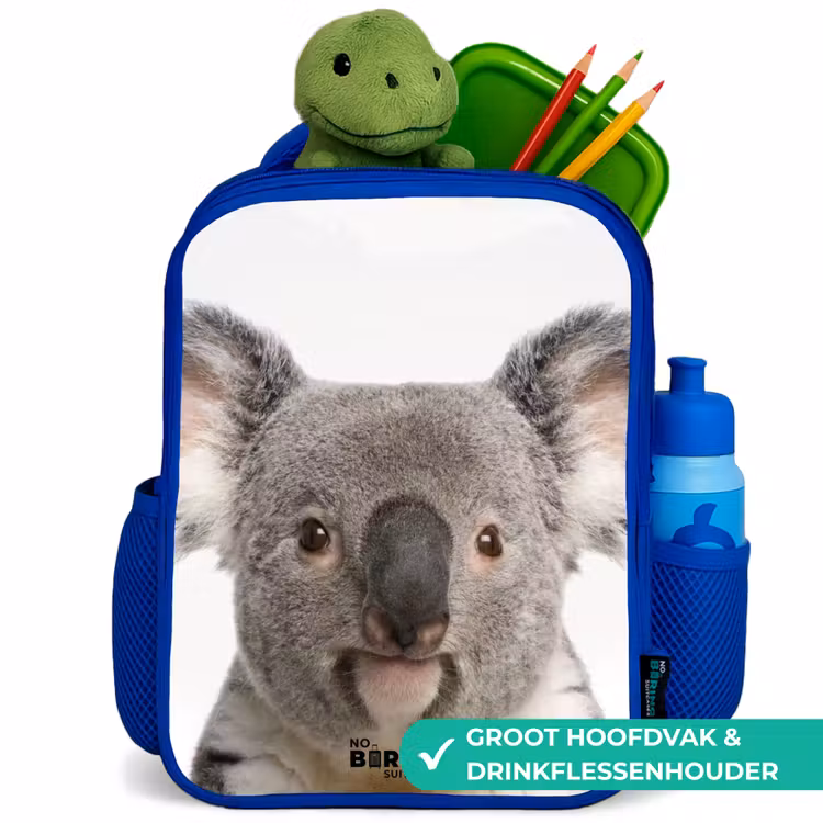 Kinderrugzak - Blauw - Schattige Koala Beer — 6