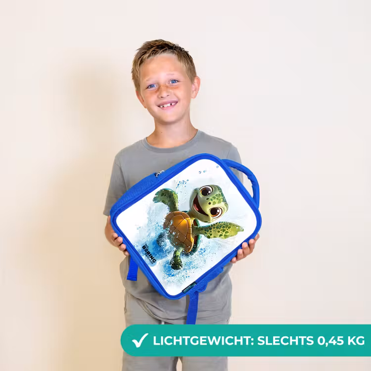 Kinderrugzak - Blauw - Schildpad - Water - Groen — 2