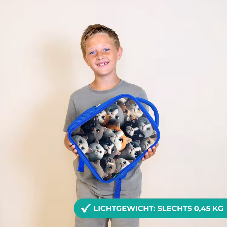 Kinderrugzak - Blauw - Snoezige Snuitjes — 2