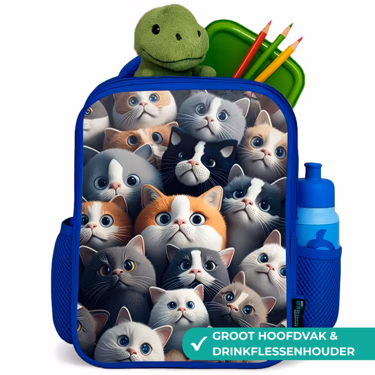 Kinderrugzak - Blauw - Snoezige Snuitjes — 6