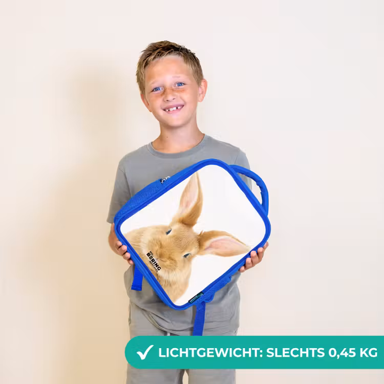 Kinderrugzak - Blauw - Snuffels met Tevreden Hoofd — 2