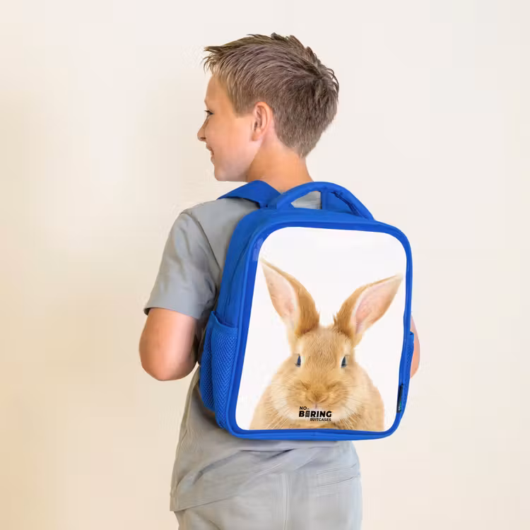 Kinderrugzak - Blauw - Snuffels met Tevreden Hoofd — 3