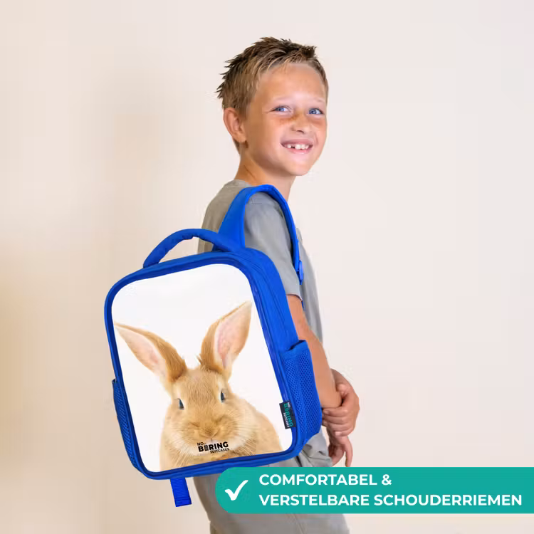 Kinderrugzak - Blauw - Snuffels met Tevreden Hoofd — 4