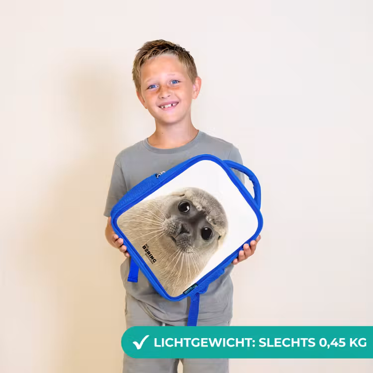 Kinderrugzak - Blauw - Zyon Zeehond — 2