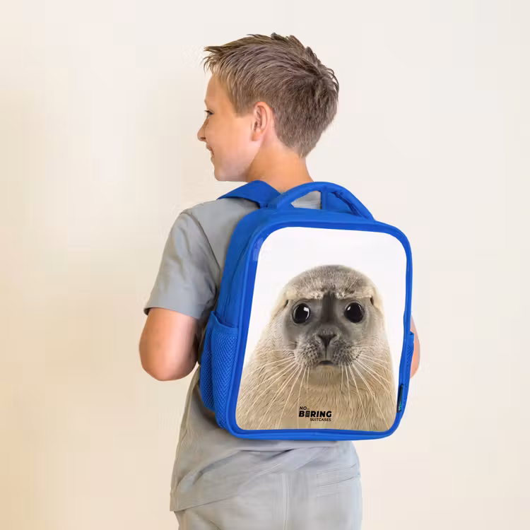 Kinderrugzak - Blauw - Zyon Zeehond — 3