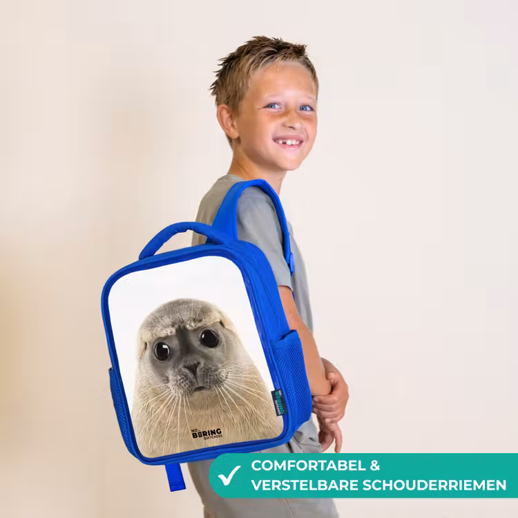 Kinderrugzak - Blauw - Zyon Zeehond — 4