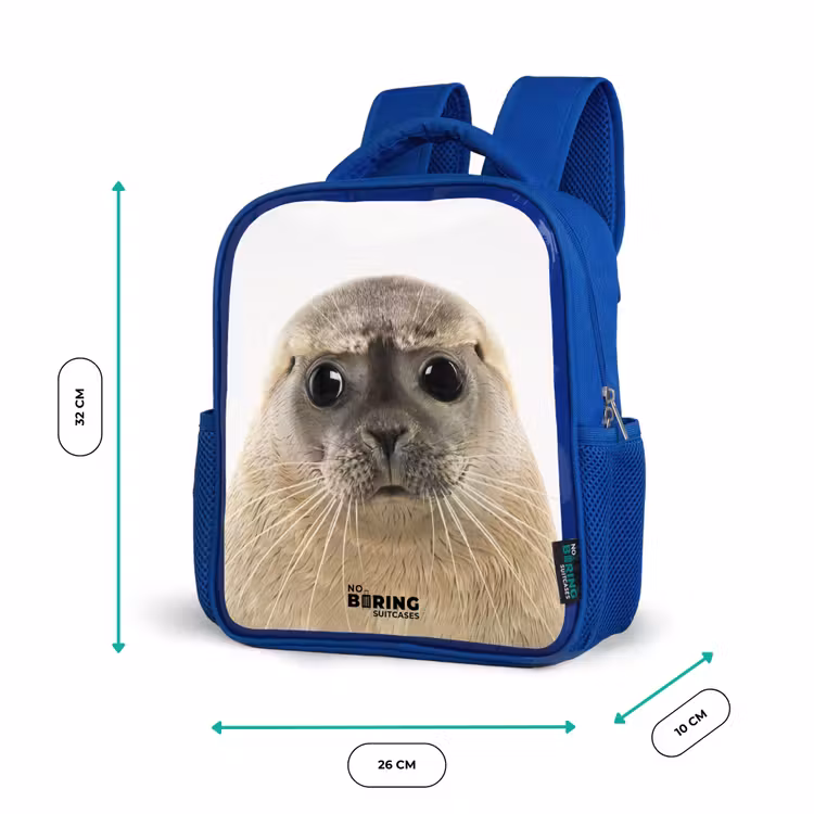 Kinderrugzak - Blauw - Zyon Zeehond — 5