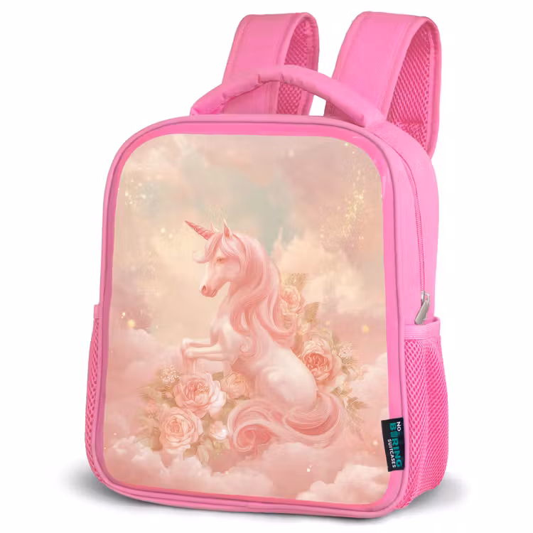Kinderrugzak - Roze - Eenhoorn - Wolken - Roze β 4