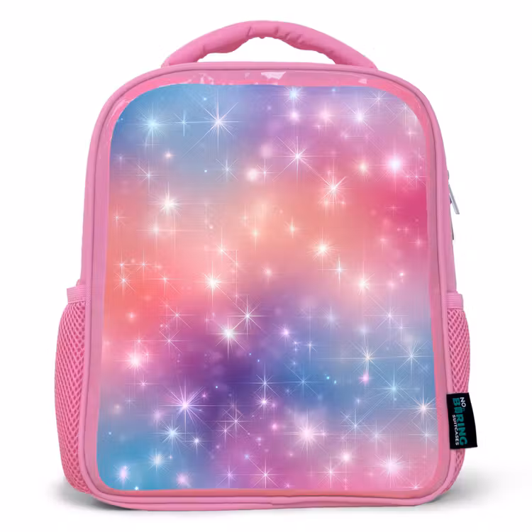 Kinderrugzak - Roze - Sterren - Abstract - Kleuren β 1