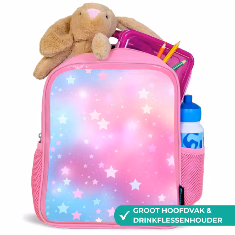 Kinderrugzak - Roze - Sterren - Roze - Blauw — 2