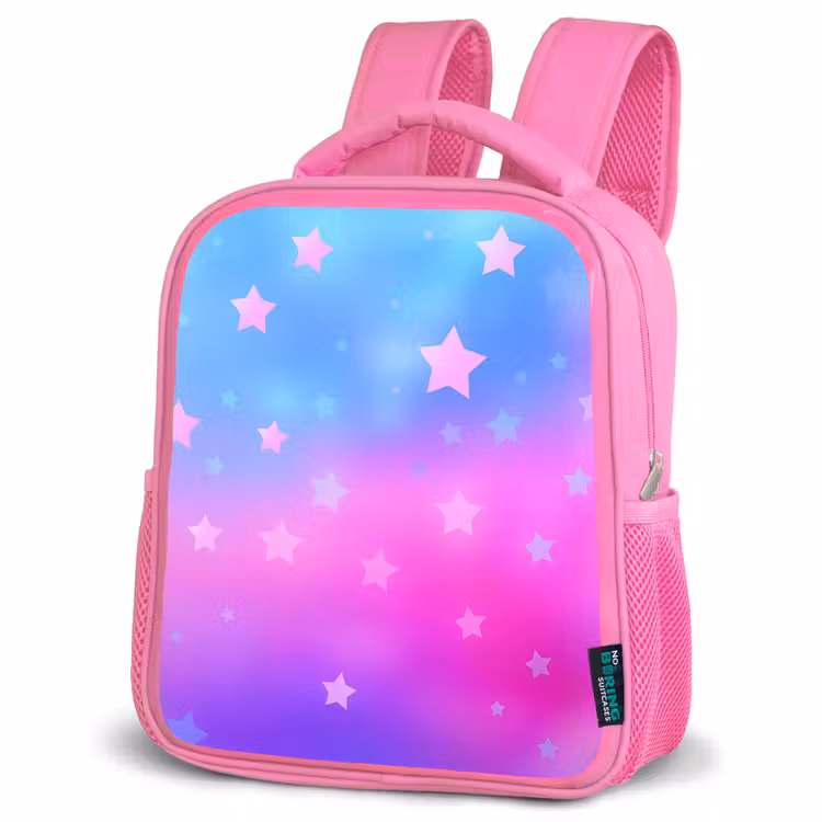 Kinderrugzak - Roze - Sterren - Roze - Blauw — 4