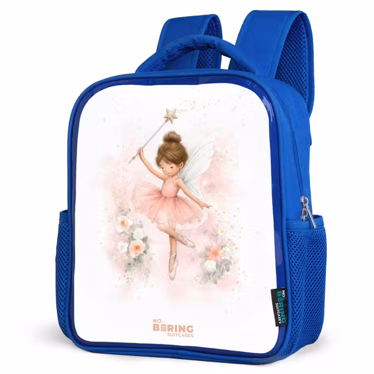 Kinderrugzak - Blauw - Ballerina fee in roze — 7