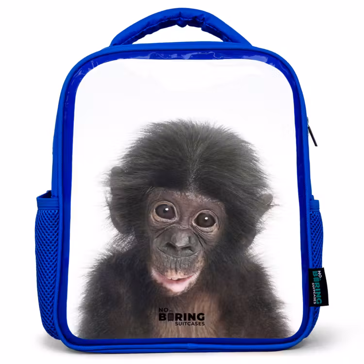 Kinderrugzak - Blauw - Charlie Chimp — 1