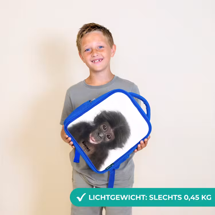 Kinderrugzak - Blauw - Charlie Chimp — 2