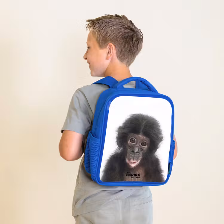 Kinderrugzak - Blauw - Charlie Chimp — 3