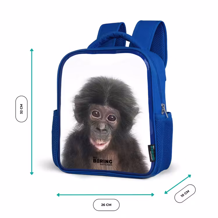 Kinderrugzak - Blauw - Charlie Chimp — 5