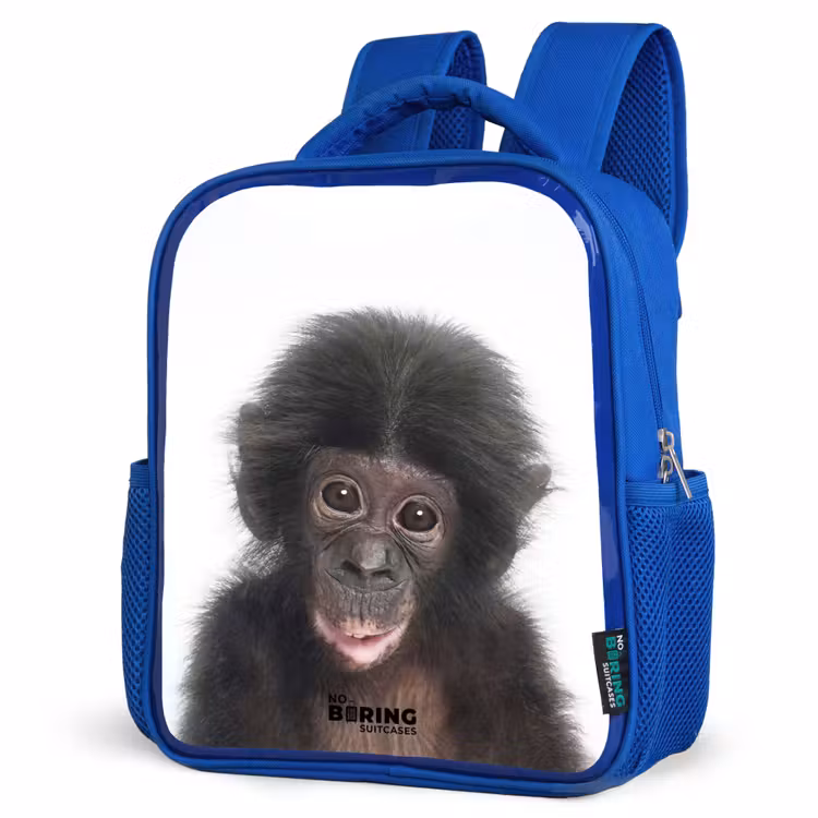 Kinderrugzak - Blauw - Charlie Chimp — 7