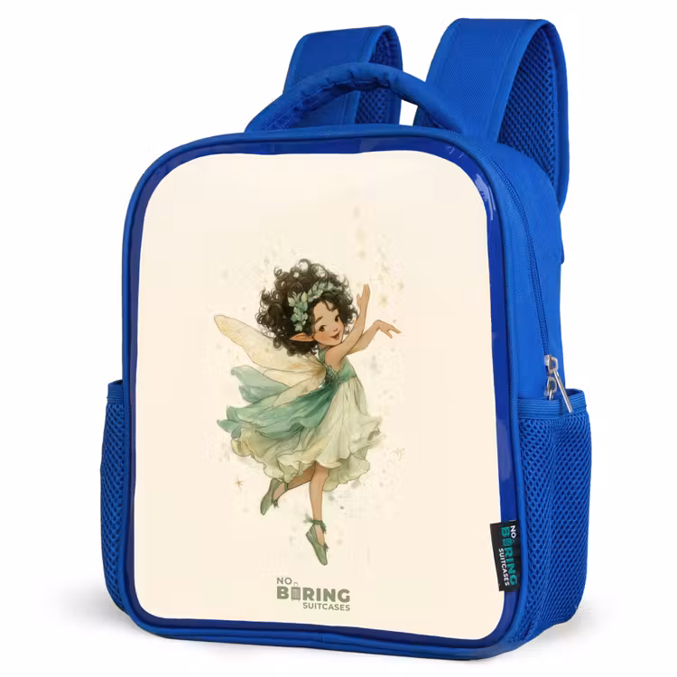 Kinderrugzak met naam - Blauw - Dansende bosfee β 7