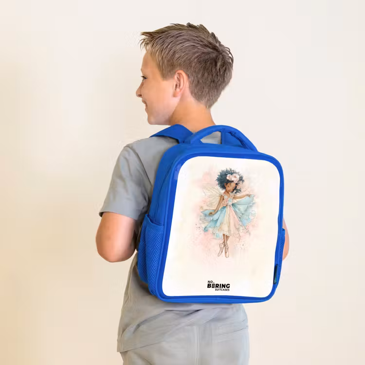 Kinderrugzak - Blauw - Elf - Ballet - Kleurrijk — 3