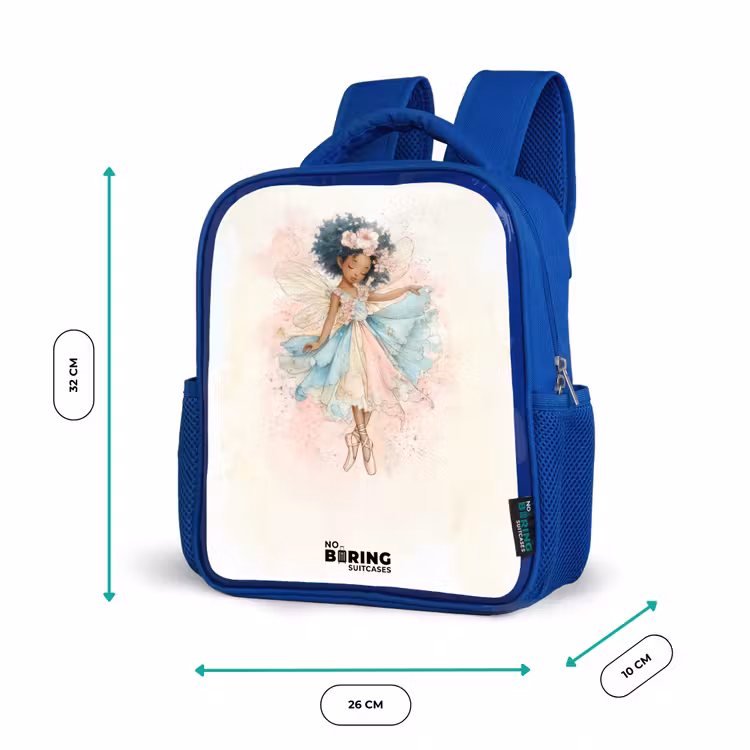 Kinderrugzak - Blauw - Elf - Ballet - Kleurrijk — 5