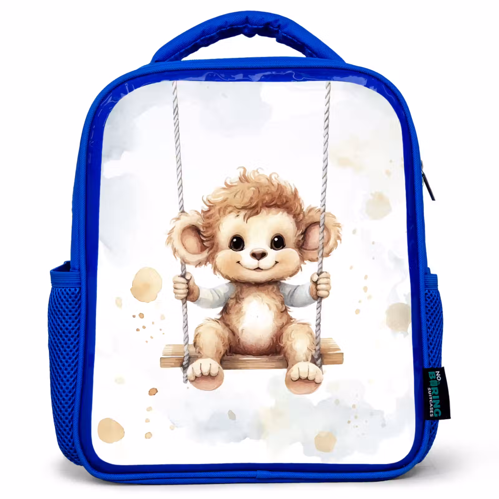 Kinderrugzak - Blauw - Aap - Dier - Kinderen — 1