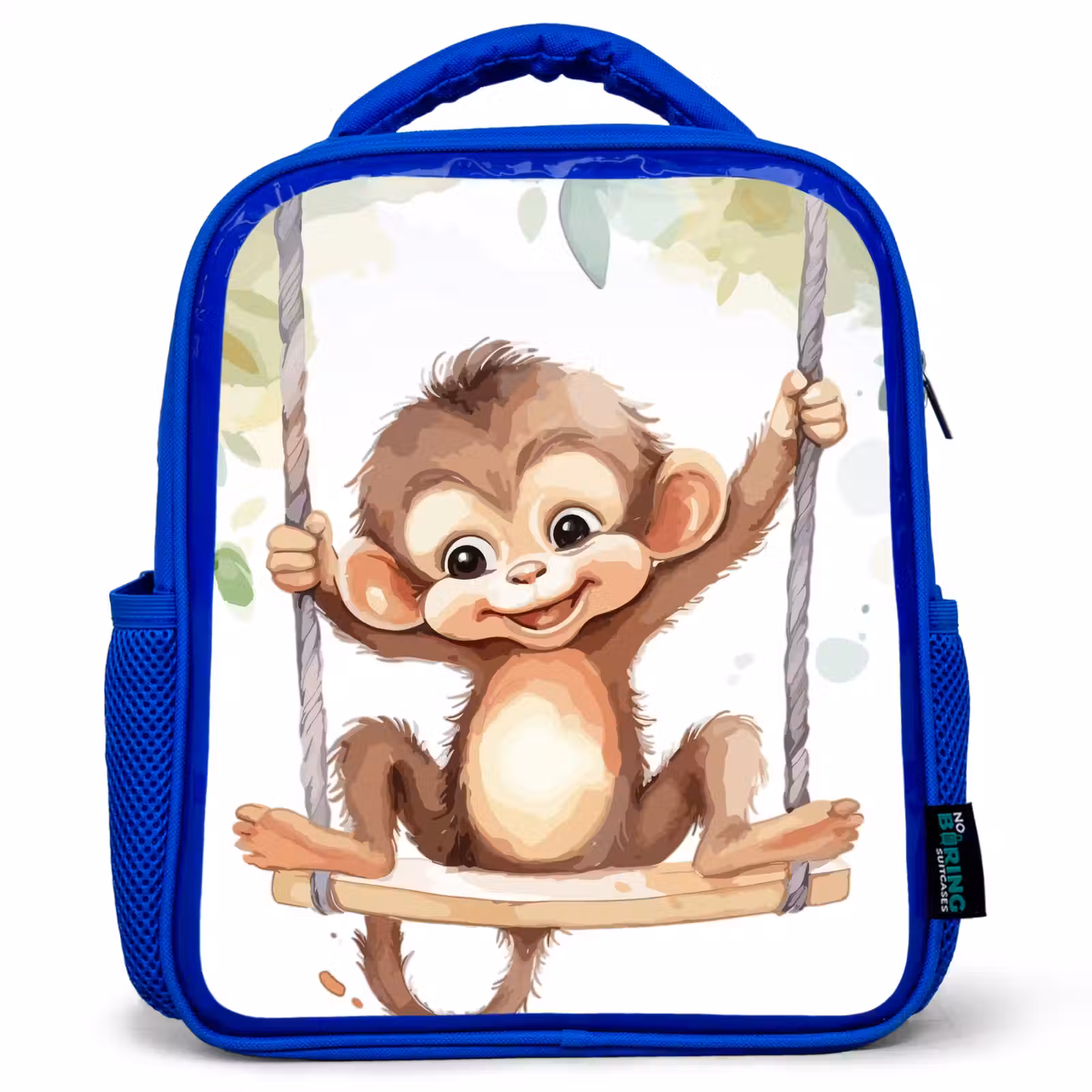 Kinderrugzak - Blauw - Aap - Dier - Kinderen - Jungle — 1