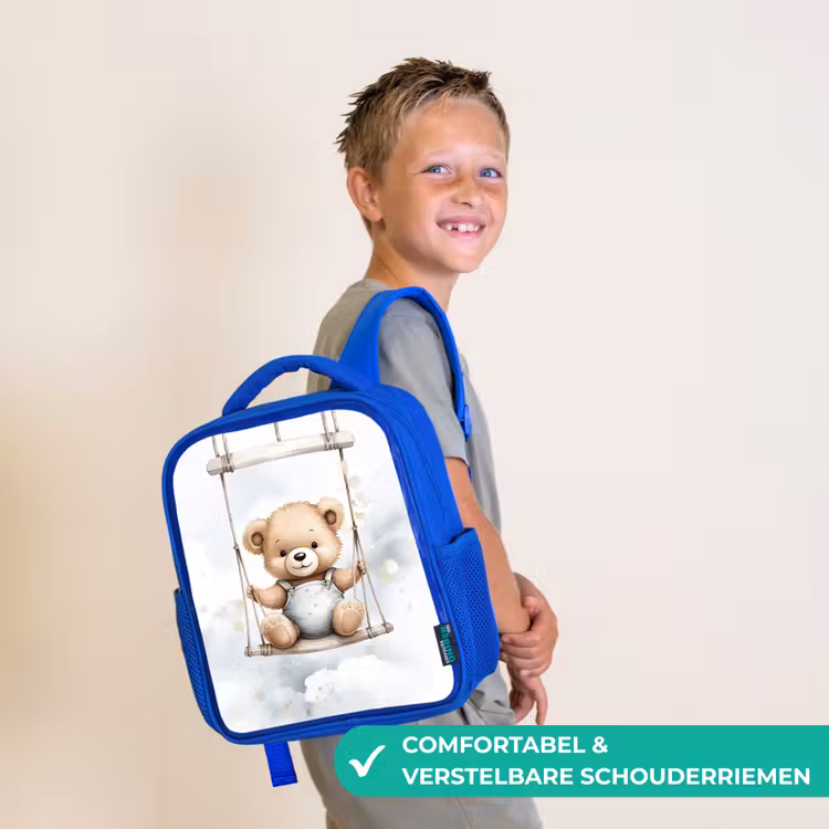 Kinderrugzak - Blauw - Beer - Baby - Dier - Kinderen — 4
