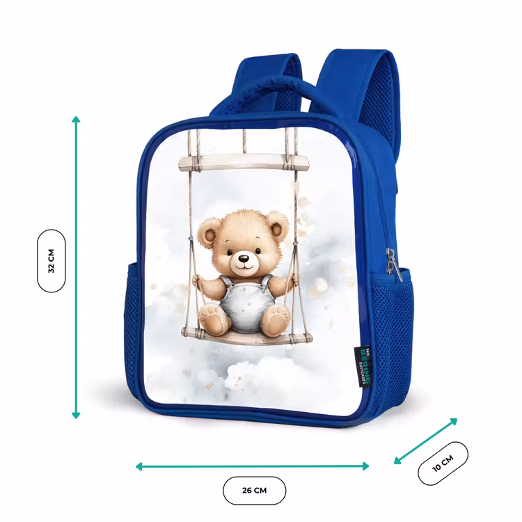 Kinderrugzak - Blauw - Beer - Baby - Dier - Kinderen — 5