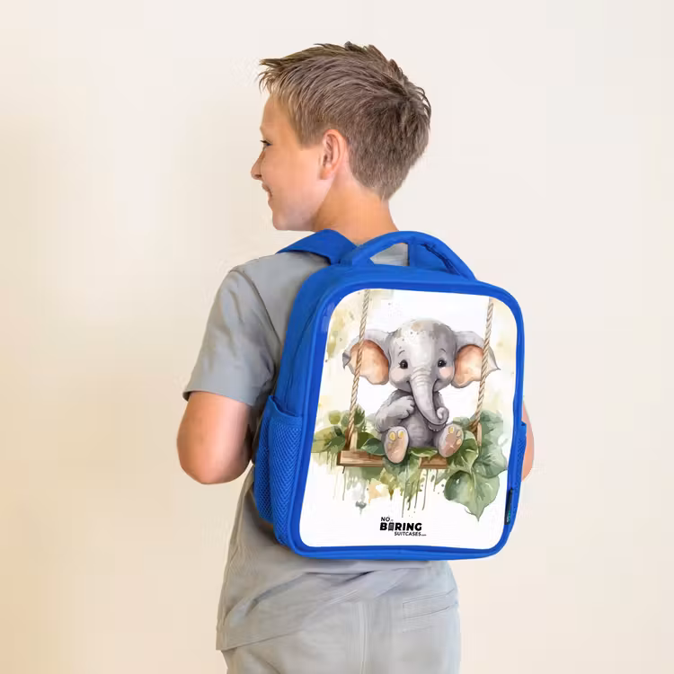 Kinderrugzak - Blauw - Onno olifant — 3