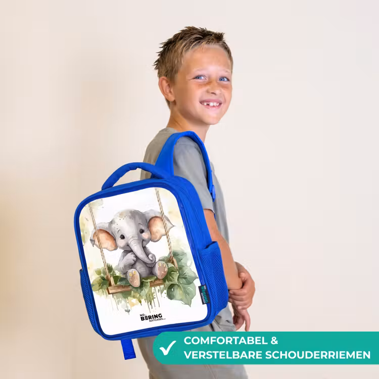 Kinderrugzak - Blauw - Onno olifant — 4