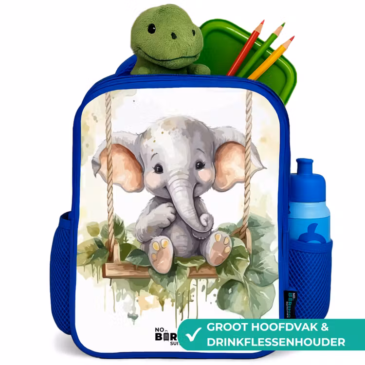 Kinderrugzak - Blauw - Onno olifant — 6