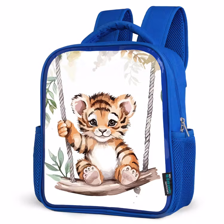 Kinderrugzak - Blauw - Tijger - Dier - Kinderen - Jungle — 7